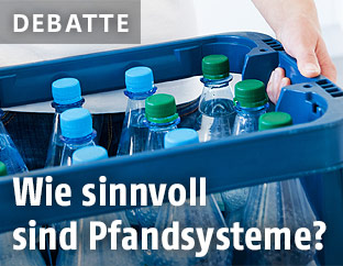Pfandflaschen in einer Kiste