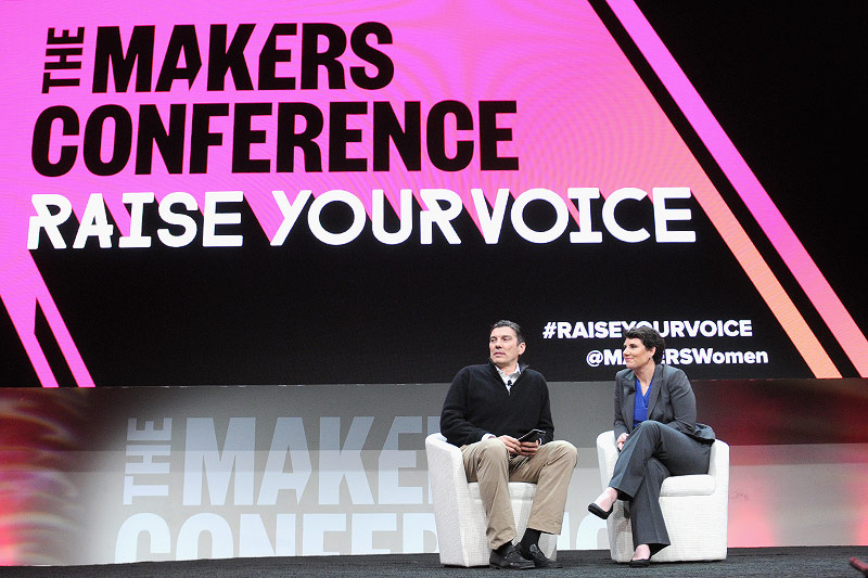 © APA/AFP/Getty Images for Makers/Vivien Killilea Tim Armstrong und Amy McGrath