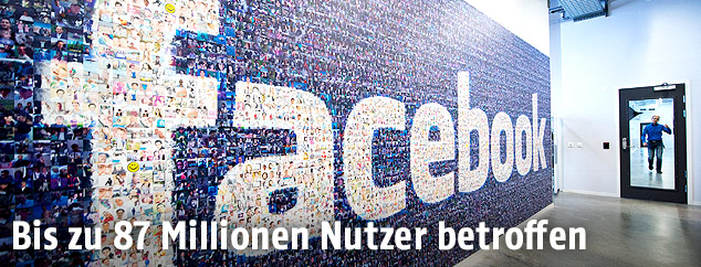Facebook-Logo aus Nutzerbildern