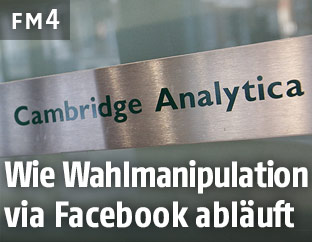 Cambridge Analytica Schriftzug