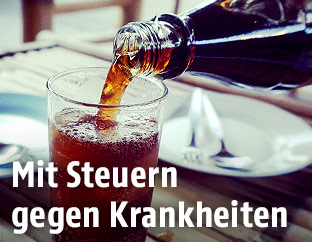 Softdrink in einem Glas