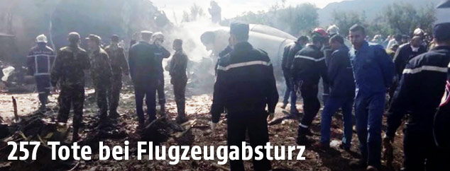 Abgestürztes Flugzeug