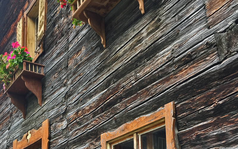 © ORF.at/Gerald Heidegger Fassade eines Holzhauses in Goldegg