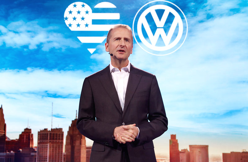 © APA/AP/Paul Sancya VW-Vorstandschef Herbert Diess