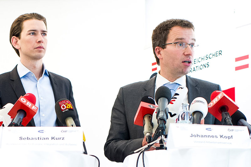 © picturedesk.com/Michael Gruber Sebastian Kurz und Johannes Kopf