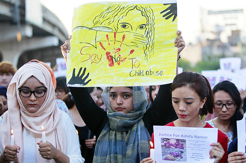 © APA/AP/Channi Anand Proteste in Jammu, Indien