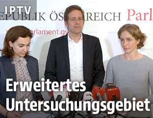 Pressekonferenz der Oppositionsparteien zum BVT-U-Ausschuss
