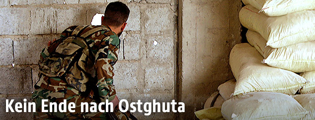 Assad-Regimetreuer Soldat