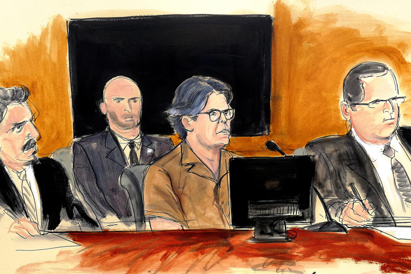 © APA/AP/Elizabeth Williams Gerichtszeichnung von Keith Raniere