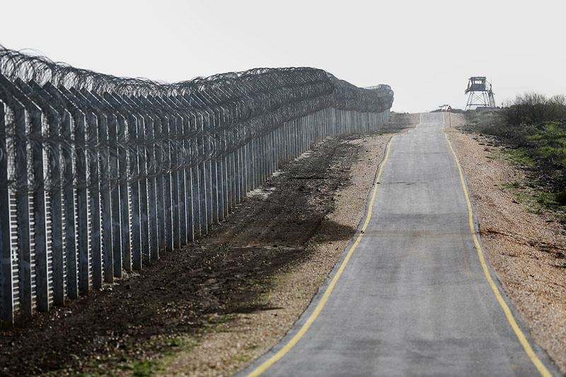 © APA/AFP/Menahem Kahana Israelische Grenze auf dem Golan