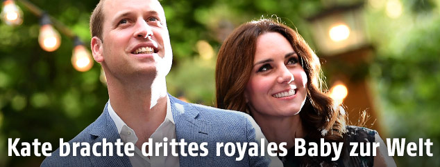 Prinz William und seine Frau Kate