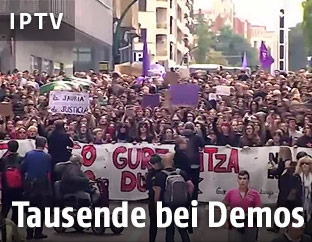 Demo in Pamplona