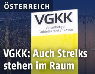 Schild der Vorarlberger Gebietskrankenkasse