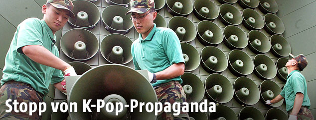 Südkoreanische Propaganda-Lautsprecher