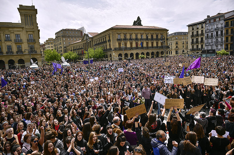 Demo in Pamplona
