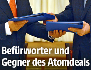 Unterzeichnung der Atom-"Roadmap" im Wiener Palais Coburg