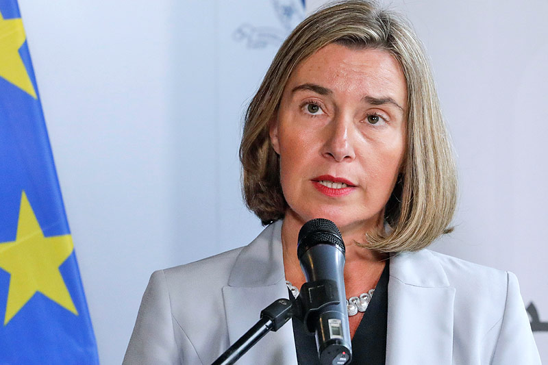 © APA/AFP/Thierry Roge EU-Außenbeauftragte Federica Mogherini