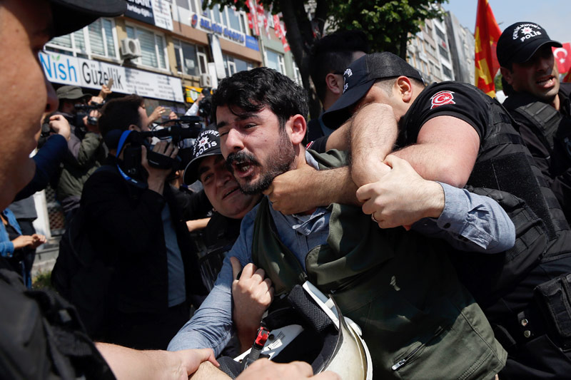 © APA/AFP/Lefteris Pitarakis Verhaftung in Istanbul