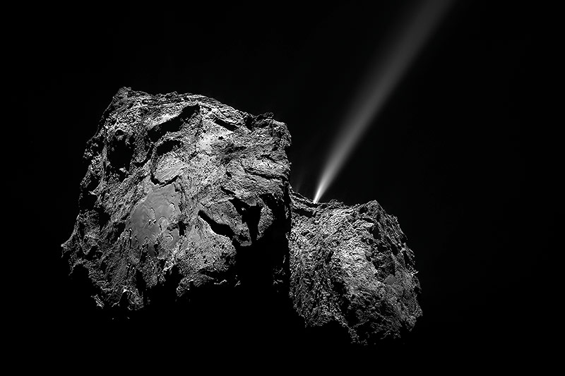 © ESA Aufnahme eines Kometen von Rosetta