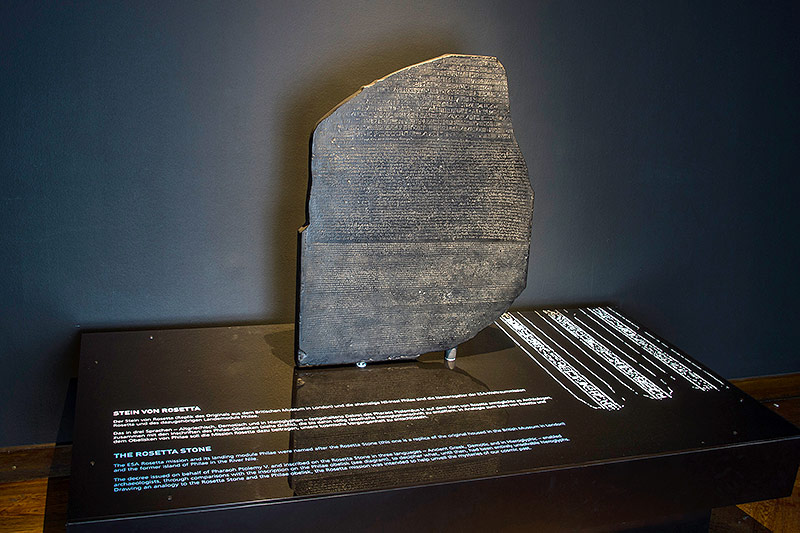 © Naturhistorisches Museum Wien/Kurt Kracher Stein von Rosetta