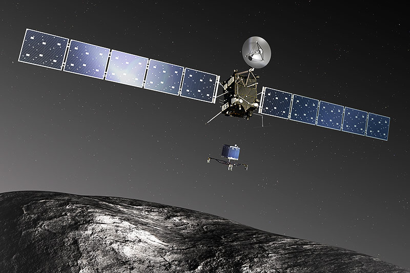 © ESA Rendering von Rosetta