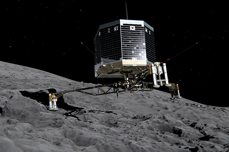 © ESA Rendering von Rosetta