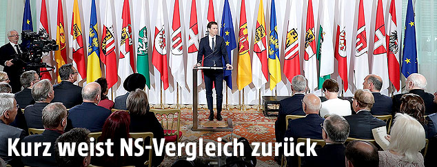 Bundeskanzler Sebastian Kurz (&Ouml;VP)