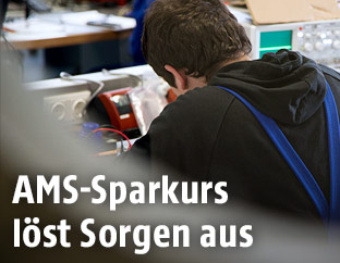 Lehrling in der Ausbildung
