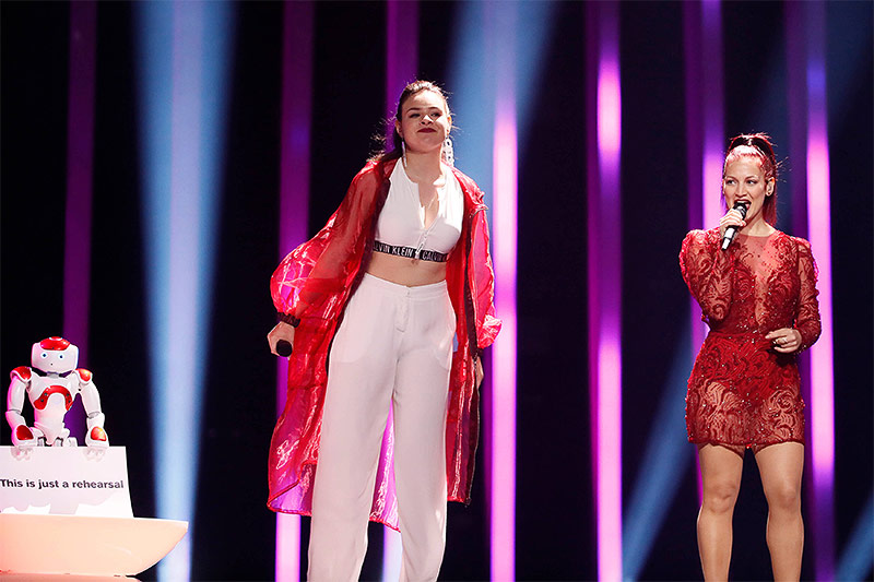 Jessika und Jenifer Brening aus San Marino 