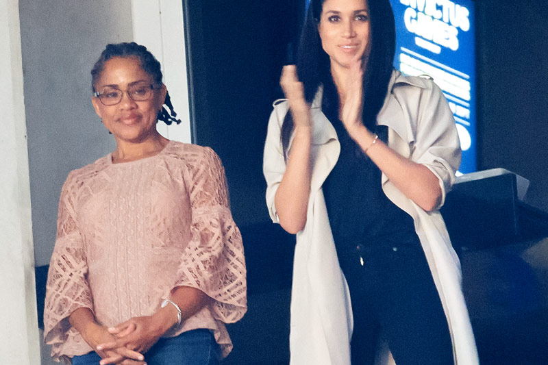 © APA/AFP/Geoff Robins Meghan Markle und ihre Mutter Doria Ragland