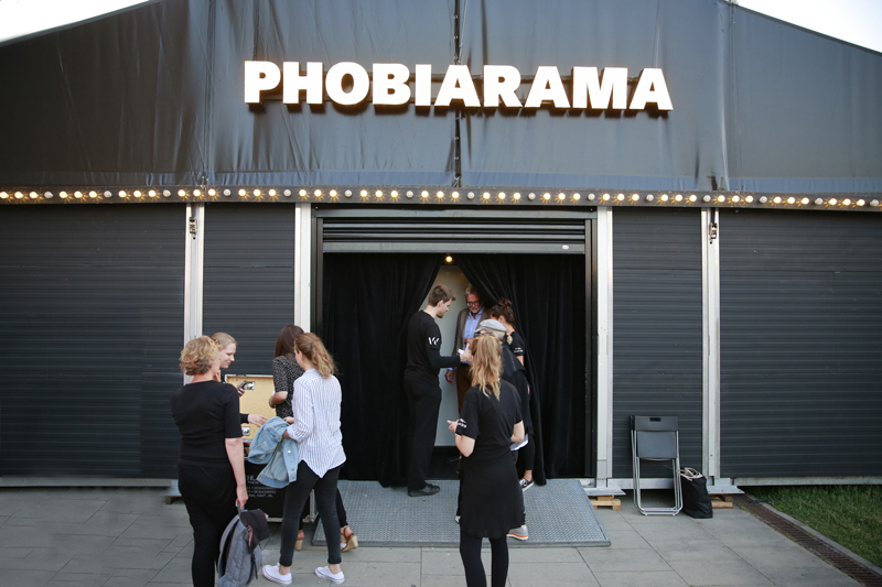 Das Phobiorama Zelt von außen