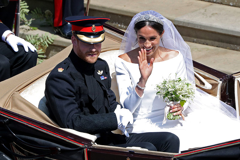 © APA/AFP/Andrew Matthews Eindrücke von der Hochzeit zwischen Prinz Harry und Meghan Markle
