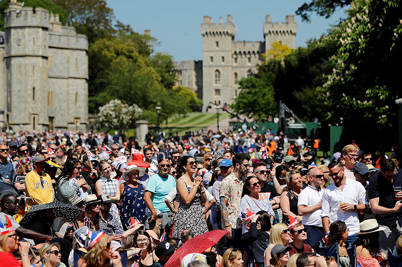 © APA/AFP/Tolga Akmen Eindrücke von der Hochzeit zwischen Prinz Harry und Meghan Markle