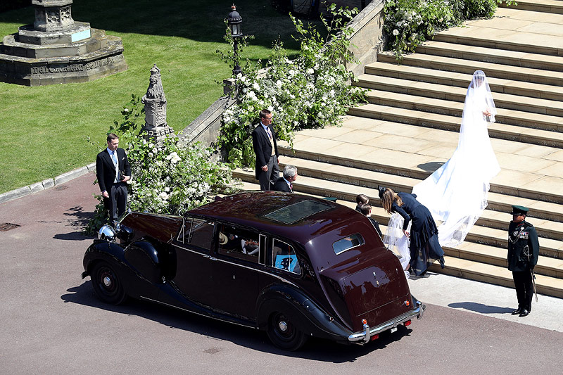 © APA/AFP/Andrew Matthews Eindrücke von der Hochzeit zwischen Prinz Harry und Meghan Markle