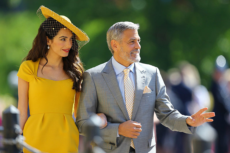 © APA/AFP/POOL/Gareth Fuller Amal Clooney und George Clooney