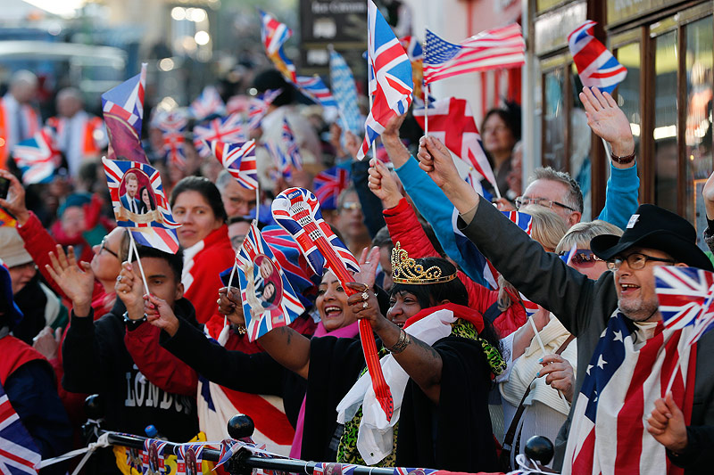 © AP/Frank Augstein Royal-Fans vor Schloss Windsor