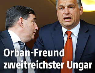 Viktor Orban und sein Jugendfreund Lörinc Meszaros