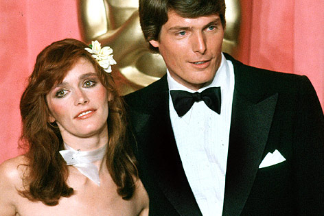 © AP/Reed Saxon Schauspielerin Margot Kidder mit ihrem Kollegen Christopher Reeve