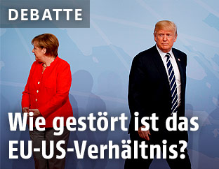 Angela Merkel und Donald Trump