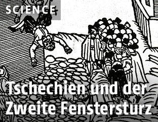 Bild vom Prager Fenstersturz