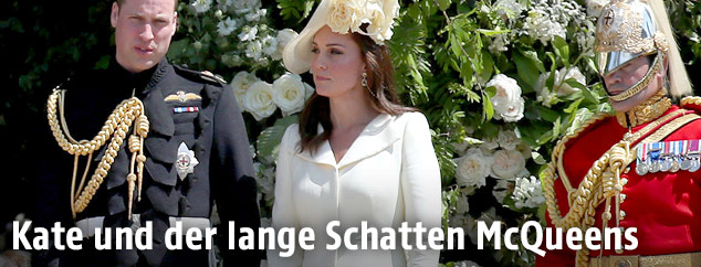 Die Herzogin von Cambridge, Kate Middleton mit ihrem Ehemann, Prinz William