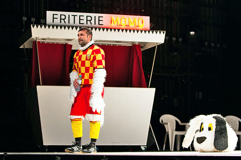 Ausschnitt aus der Festwochen-Veranstaltung "Stadium"