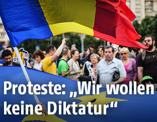Protest in Bukarest