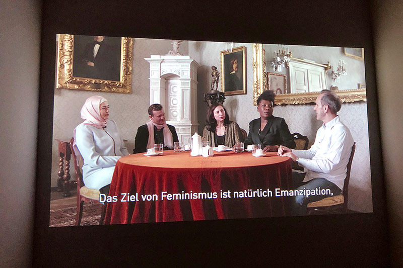 © Jüdisches Museum Wien Videoausschnitt einer Diskussion