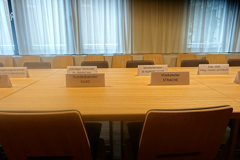 © ORF.at/Peter Prantner Sitzungssaal