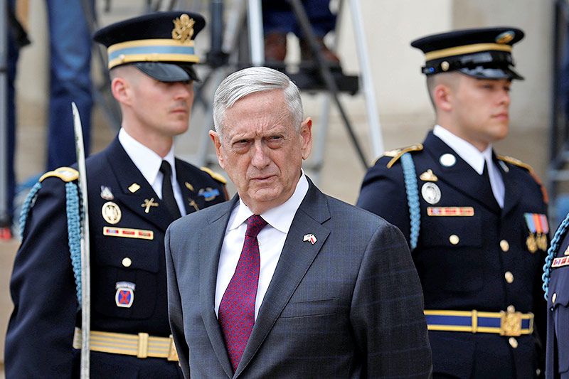 © Reuters/Yuri Gripas US-Verteidigungsminister James Mattis