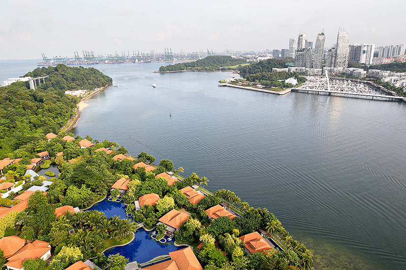 © Reuters/Darren Whiteside Urlaubsinsel Sentosa vor Singapur