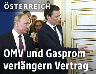 Sebastian Kurz und Wladimir Putin