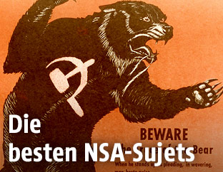 NSA-Poster aus der Zeit des Kalten Krieges