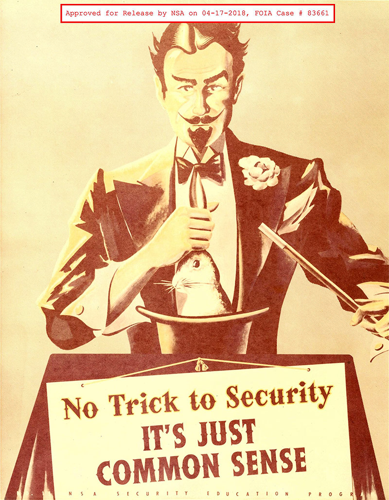 NSA-Poster aus der Zeit des Kalten Krieges